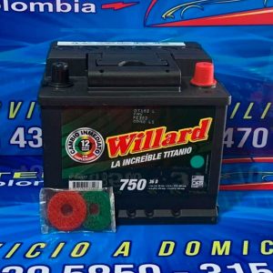 bateria willard titanio 750